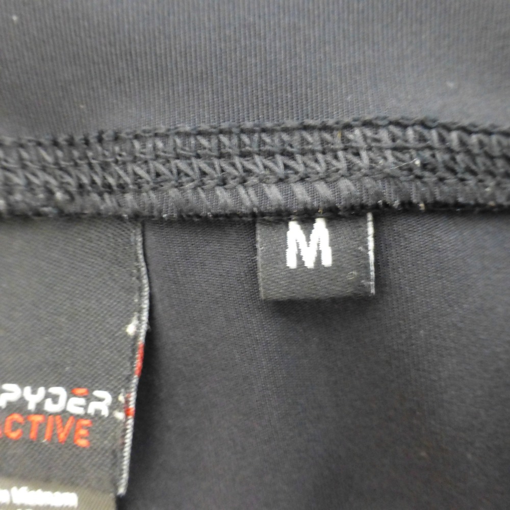 Spyder Active Leggings Womens Medium Black Capris High Waist Side Pockets - Picture 5 of 10